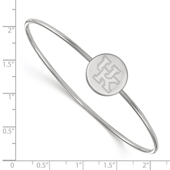 Sterling Silver University of Kentucky Bangle, 7 Inch - Picture 2 of 3